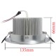 12W 1200LM 6000-6500K White Cabinet LED Recessed Ceiling Lamp 85-265V 12W 1200LM 6000-6500K White Cabinet LED Recessed Ceiling Lamp 85-265V
