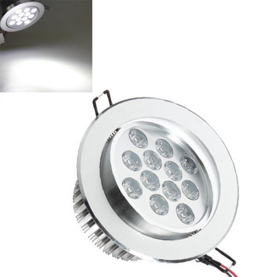12W 1200LM 6000-6500K White Cabinet LED Recessed Ceiling Lamp 85-265V 12W 1200LM 6000-6500K White Cabinet LED Recessed Ceiling Lamp 85-265V