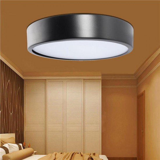 12W 18W 24W 5CM Warm/Cold White LED Ceiling Light Black Mount Fixture for Home Bedroom Living Room