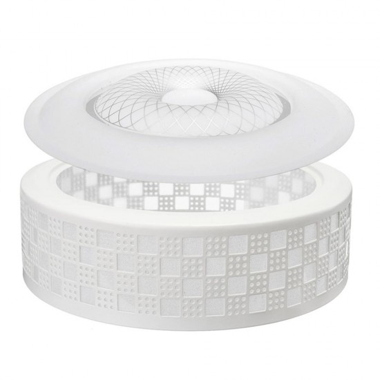 12W 24 LED Bright Round Ceiling Down Light Modern Luxury Flush Acrylic Lamp