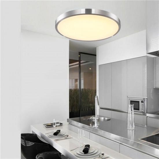 12W 24W Modern Acrylic LED Ceiling Light Round Flush Mount Panel Down Lamp for Kitchen AC110-220V