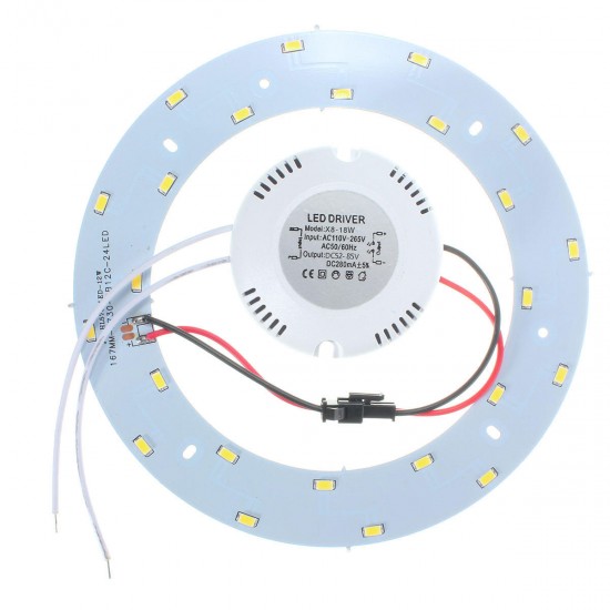 12W 5730 SMD LED Panel Circle Annular Ceiling Light Fixtures Board