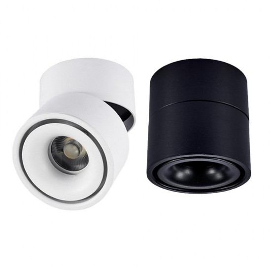 12W COB LED Ceiling Down Light Rotatable Spotlight For Home Kitchen Living Room AC85-265V 12W COB LED Ceiling Down Light Rotatable Spotlight For Home Kitchen Living Room AC85-265V
