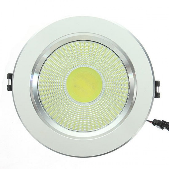 12W COB LED Ceiling Down Light Silver Shell Belt Drive 85-265V 12W COB LED Ceiling Down Light Silver Shell Belt Drive 85-265V