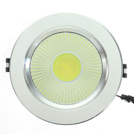 12W COB LED Ceiling Down Light Silver Shell Belt Drive 85-265V