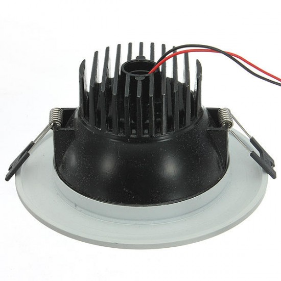 12W COB LED Ceiling Down Light Silver Shell Belt Drive 85-265V 12W COB LED Ceiling Down Light Silver Shell Belt Drive 85-265V