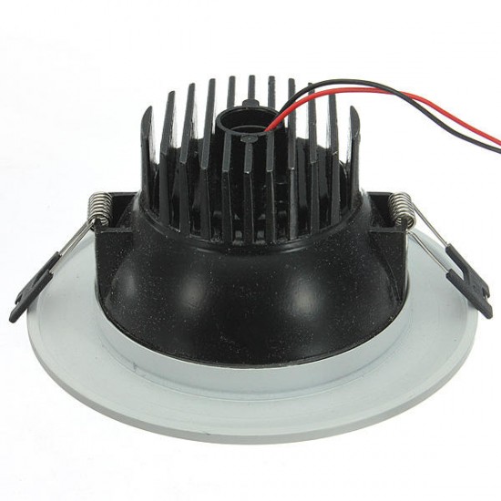 12W COB LED Ceiling Down Light Silver Shell Belt Drive 85-265V