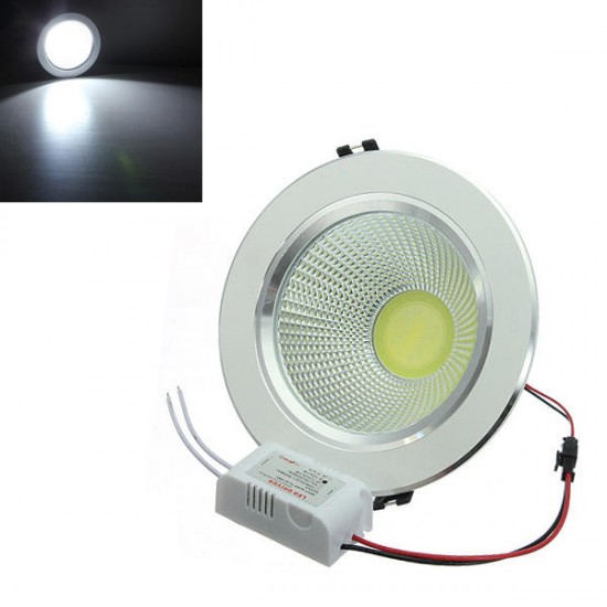 12W COB LED Ceiling Down Light Silver Shell Belt Drive 85-265V 12W COB LED Ceiling Down Light Silver Shell Belt Drive 85-265V