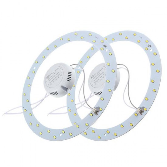 18W 36 LED White/Warm White Panel Circle Annular Practical Efficient Ceiling Light