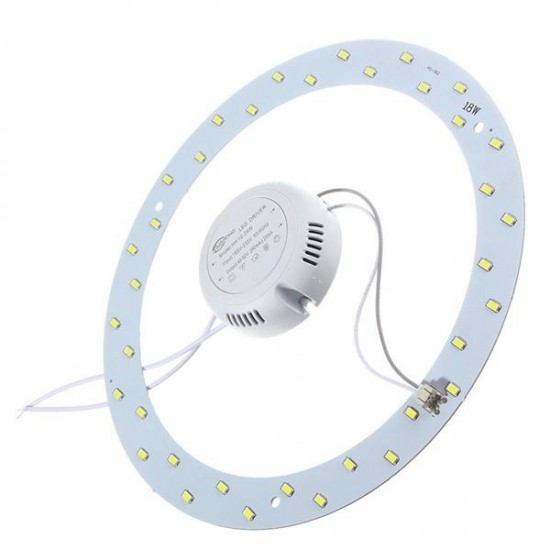 18W 36 LED White/Warm White Panel Circle Annular Practical Efficient Ceiling Light