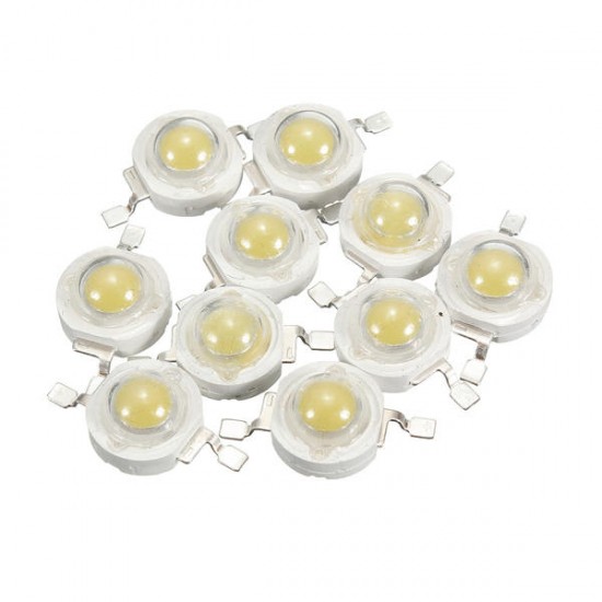 10pcs 3W LED Lamp Bulb Chips 200-230Lm White/Warm White Beads 10pcs 3W LED Lamp Bulb Chips 200-230Lm White/Warm White Beads
