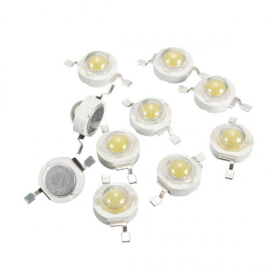 10pcs 3W LED Lamp Bulb Chips 200-230Lm White/Warm White Beads 10pcs 3W LED Lamp Bulb Chips 200-230Lm White/Warm White Beads