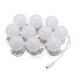 10 Pcs Hollywood Style LED Vanity Makeup Illuminated Dressing Table Mirror Light 10 Pcs Hollywood Style LED Vanity Makeup Illuminated Dressing Table Mirror Light