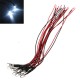 10pcs 10 x Pre Wired 5mm Bright White LEDs Bulb 20cm Pre Wired 12V 10pcs 10 x Pre Wired 5mm Bright White LEDs Bulb 20cm Pre Wired 12V