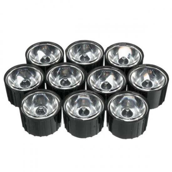 10pcs 10° 15° 30° 45° LED Lens for High Power DIY Black Light Lamp Bulb 10pcs 10° 15° 30° 45° LED Lens for High Power DIY Black Light Lamp Bulb