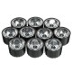 10pcs 10° 15° 30° 45° LED Lens for High Power DIY Black Light Lamp Bulb