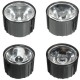 10pcs 10° 15° 30° 45° LED Lens for High Power DIY Black Light Lamp Bulb