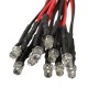 10pcs 3mm Pre Wired Constant LED Diode Ultra Bright Transparent Clear Bulb DC12V 10pcs 3mm Pre Wired Constant LED Diode Ultra Bright Transparent Clear Bulb DC12V