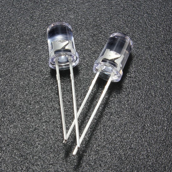10pcs 5mm 5 Color Water Clear Round LED Diodes Assortment DIY Light