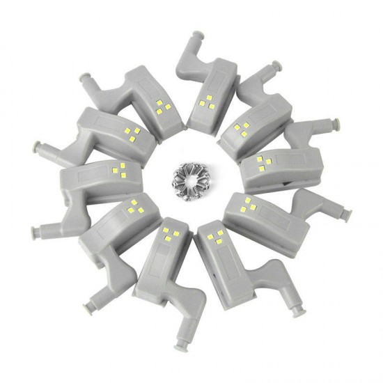 10pcs 0.18W Cabinet Hinge LED Warm/ White Light Auto Switch Wardrobe Emergency 10pcs 0.18W Cabinet Hinge LED Warm/ White Light Auto Switch Wardrobe Emergency