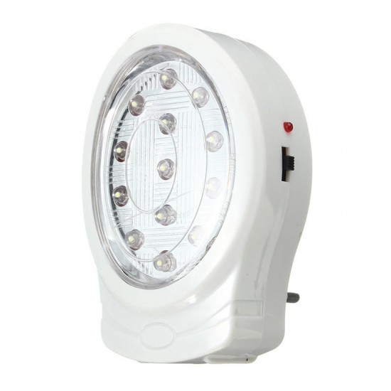13 LED Rechargeable Wall Emergency Night Light Power Automatic Lamp Bulb 110-240V