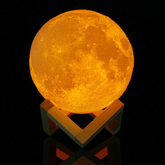 15cm 3D Magical Two Tone Moon Table Lamp USB Charging Luna LED Night Light Touch Sensor Gift 15cm 3D Magical Two Tone Moon Table Lamp USB Charging Luna LED Night Light Touch Sensor Gift