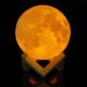 15cm 3D Magical Two Tone Moon Table Lamp USB Charging Luna LED Night Light Touch Sensor Gift