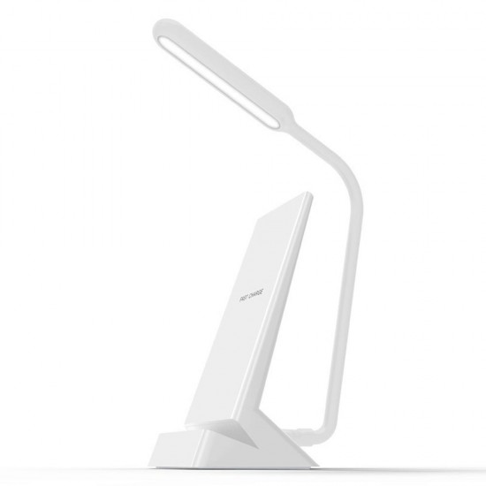 2 in1 USB LED Desk Table Lamp QI Wireless Phone Charger Reading Study Light 2 in1 USB LED Desk Table Lamp QI Wireless Phone Charger Reading Study Light