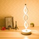 24W Modern Spiral Twist Wave Design LED Table Light Desk Reading Lamp 24W Modern Spiral Twist Wave Design LED Table Light Desk Reading Lamp