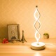 24W Modern Spiral Twist Wave Design LED Table Light Desk Reading Lamp