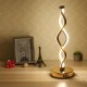 24W Modern Spiral Twist Wave Design LED Table Light Desk Reading Lamp