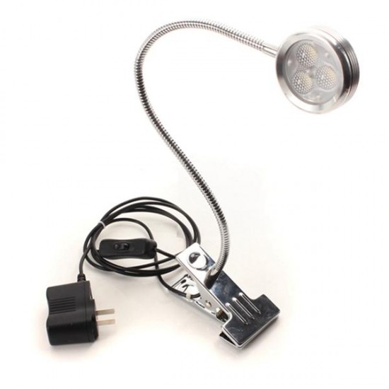 3W Bendable LED Table Light Bedside Study Reading Lamp with Clip 3W Bendable LED Table Light Bedside Study Reading Lamp with Clip
