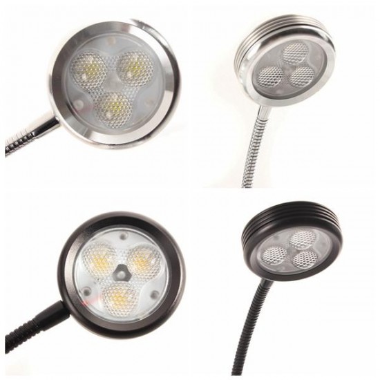 3W Bendable LED Table Light Bedside Study Reading Lamp with Clip 3W Bendable LED Table Light Bedside Study Reading Lamp with Clip