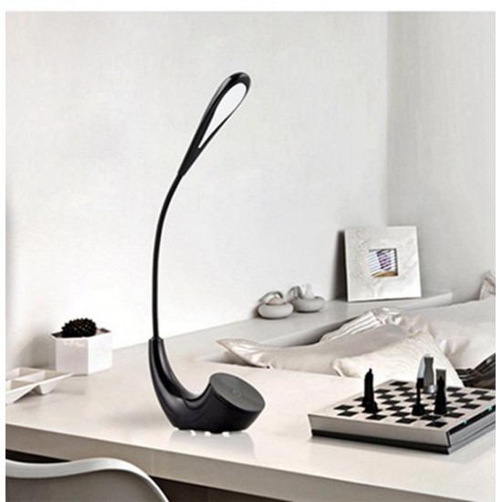 3W Folding Touch Control Dimmable Table Light Eyecare USB Reading Lamp for Office Home