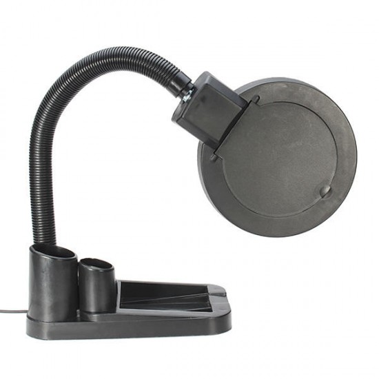 40 LED Lighting Magnifying Glass Desk Lamp With 5X & 10X Magnifier