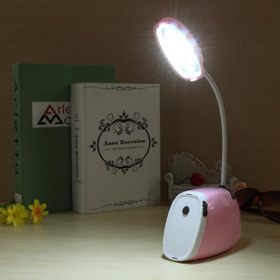 9 LED Bag Shape Desk Lamp Flexible Rechargeable Reading Table Light