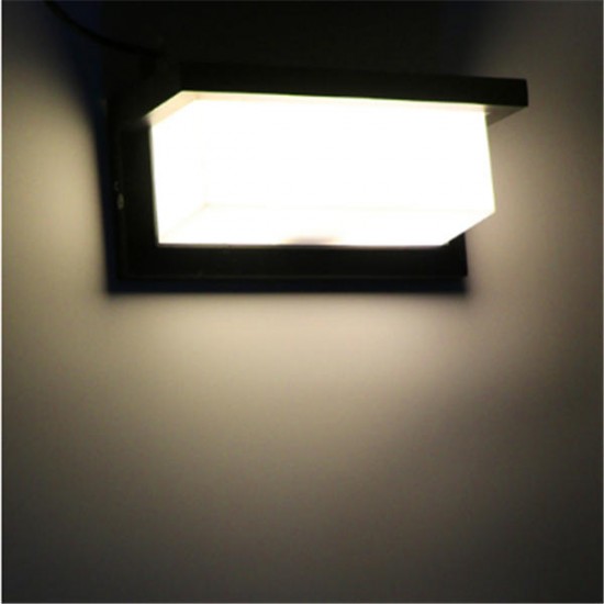 10W Warm White/White Waterproof LED Wall Lamp Outdoor Courtyard Garden Corridor Light AC90-265V