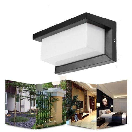 10W Warm White/White Waterproof LED Wall Lamp Outdoor Courtyard Garden Corridor Light AC90-265V