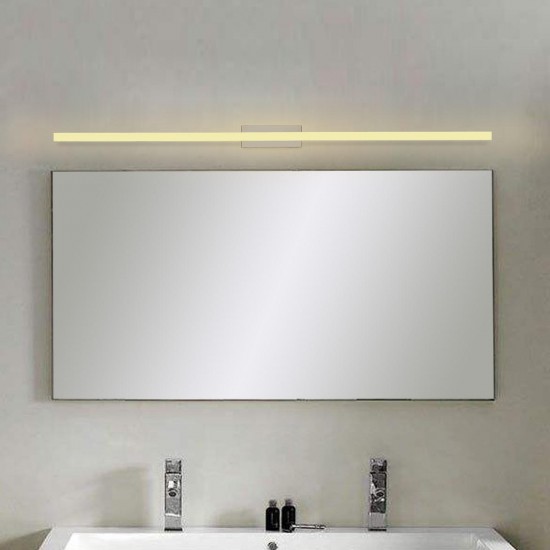 120cm 20W 96 LED Mirror Front Lamp Morden Wall Lamp Stainless Steel 1600LM 85-265V