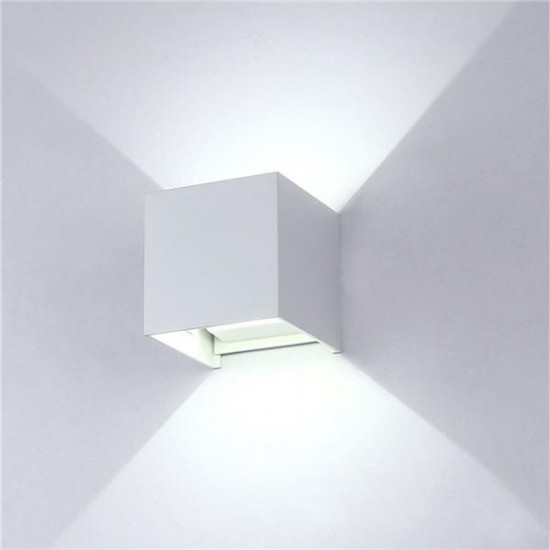 12W Up/Down Wall Lamp Sconces Light Warm White/White Waterproof for Home Bedroom AC85-265V