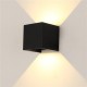 12W Up/Down Wall Lamp Sconces Light Warm White/White Waterproof for Home Bedroom AC85-265V