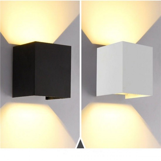 12W Up/Down Wall Lamp Sconces Light Warm White/White Waterproof for Home Bedroom AC85-265V 12W Up/Down Wall Lamp Sconces Light Warm White/White Waterproof for Home Bedroom AC85-265V
