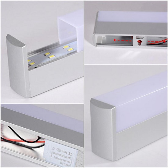 16W/22W LED Mirror Front Light Vanity High Power Aluminium Wall Lamp for Cabinet Bathroom AC85-265V