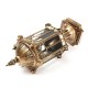 220V E27 Exterior Antique Brass Post Fence Lantern Light Landscape Garden Lamp