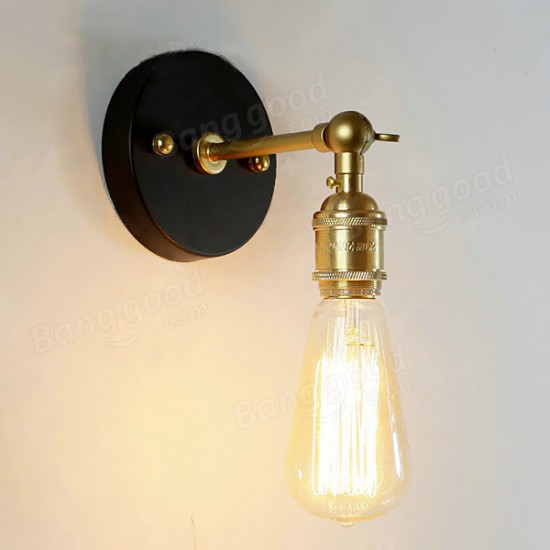 Industrial Brass Pendant Light Edison Lamp Wall Lamp