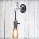 Industrial Vintage Retro E27 Water Tap Pipe Wall Light Fixture for Study Living Room