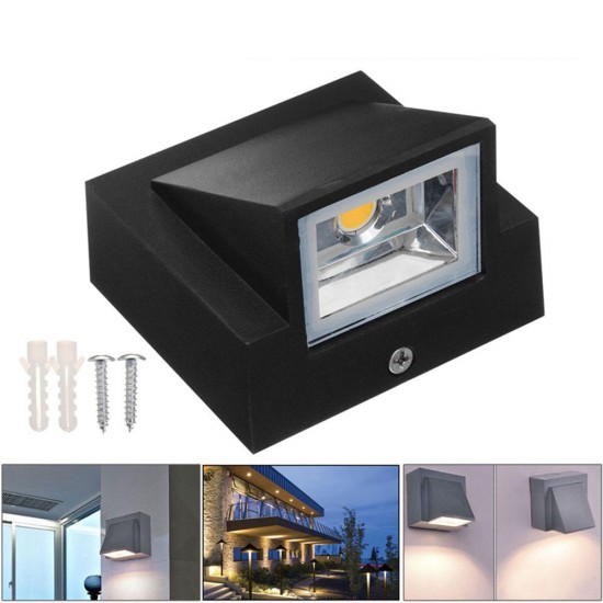Waterproof Outdoor Indoor 3W LED Wall Sconce Light Exterior Gate Garden Yard Lamp Decor AC85V-265V Waterproof Outdoor Indoor 3W LED Wall Sconce Light Exterior Gate Garden Yard Lamp Decor AC85V-265V