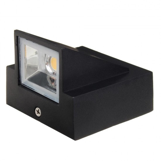 Waterproof Outdoor Indoor 3W LED Wall Sconce Light Exterior Gate Garden Yard Lamp Decor AC85V-265V Waterproof Outdoor Indoor 3W LED Wall Sconce Light Exterior Gate Garden Yard Lamp Decor AC85V-265V
