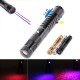 U KING ZQ-J34 650/450nm Red/Blue Two colors Laser Pointer Flashlight High Power Laser Pen