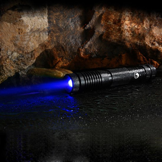 U King ZQ-012B 450nm Blue Light High Power Beam Laser Flashlight With EU Charger Laser Pointer